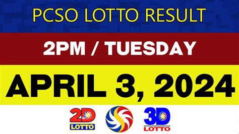 2D 2PM Results for April 05, 2024 .